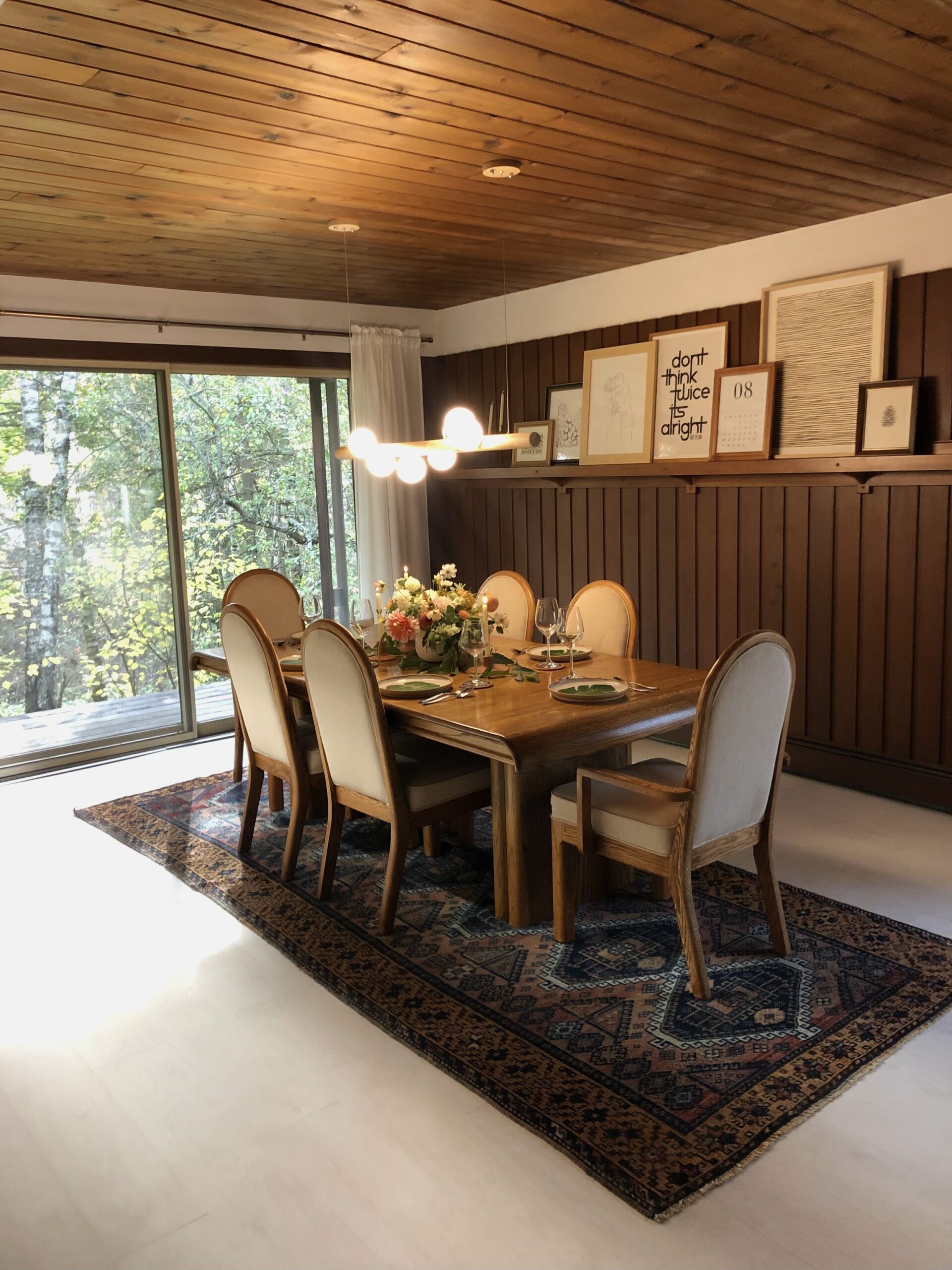 Mid Century+modern+dining+room