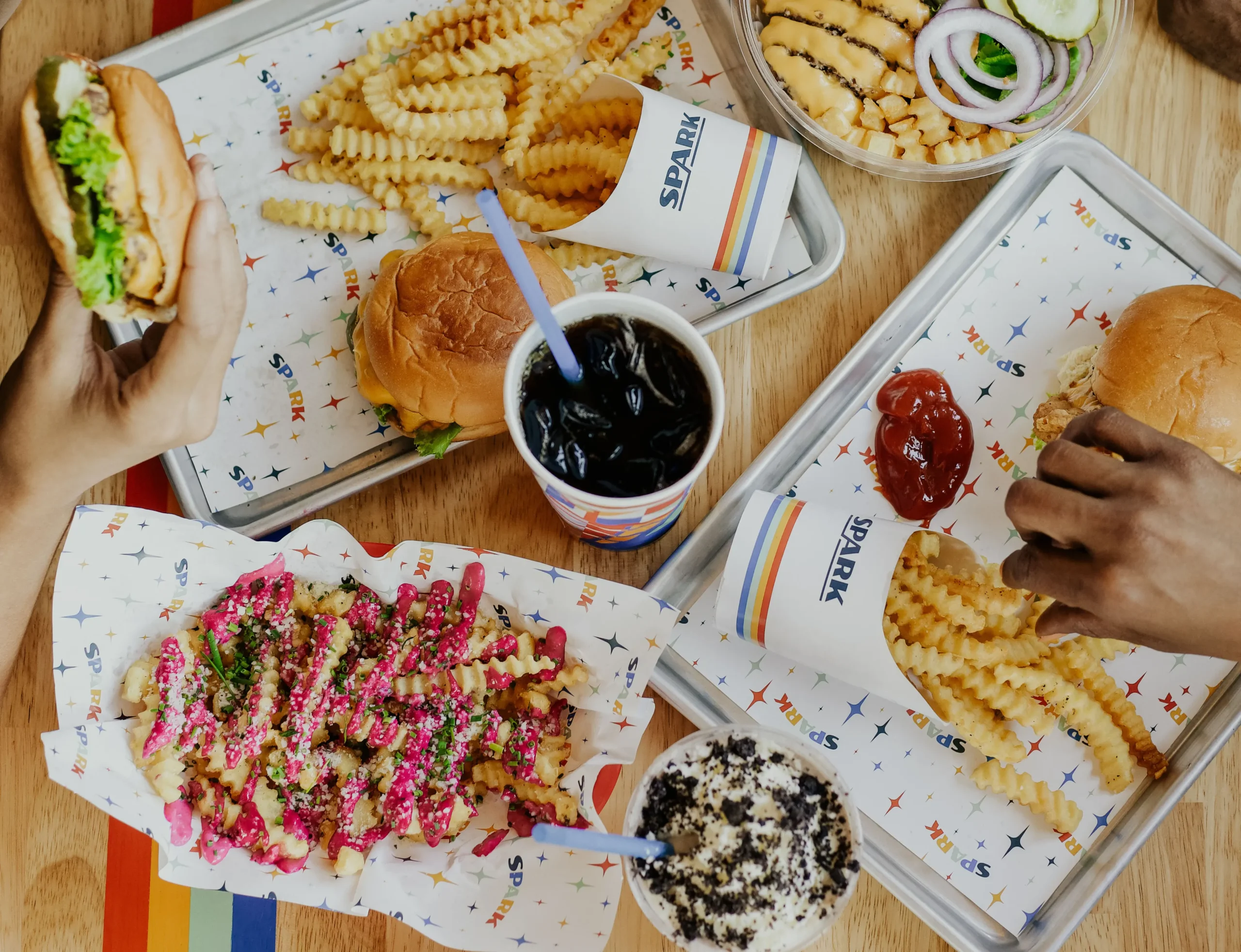 Spark Burgers Full Spread
